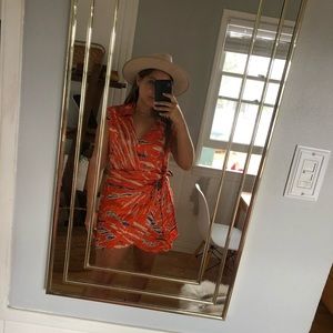 ❌SOLD❌ Tie dye wrap mini dress